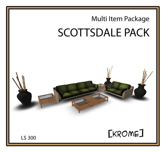 [Krome] Scottsdale Furniture Pack