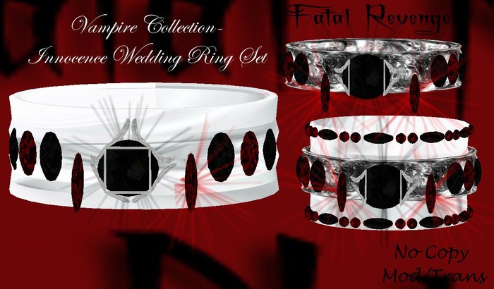Fatal Revenge- Vampire Collection -Innocence Wedding Set