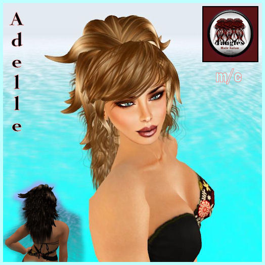 Tangles Adelle  Dark colors With Hair Base Tattoo