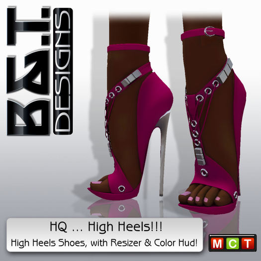 :.<B&T>.: Huan High Heels Pink
