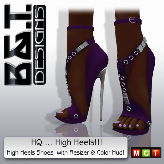 :.<B&T>.: Huan High Heels Purple