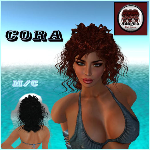 Tangles Cora  Darks With Hair Base Tattoo