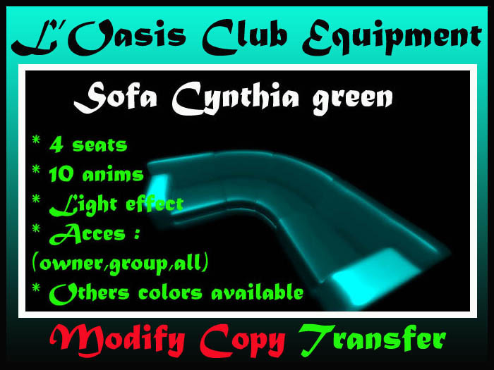 sofa cynthia green