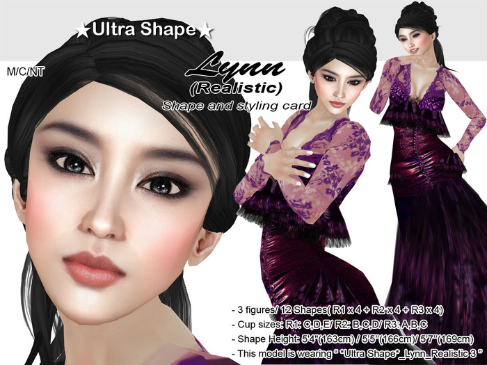 *Ultra Shape* Realistic Series F - Lynn - 5'4''/ 5'5"/ 5'7"