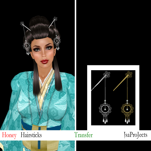 *Isa ProJects*Hairsticks Honey