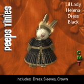 Peeps Tinies Lil Lady Helena Black