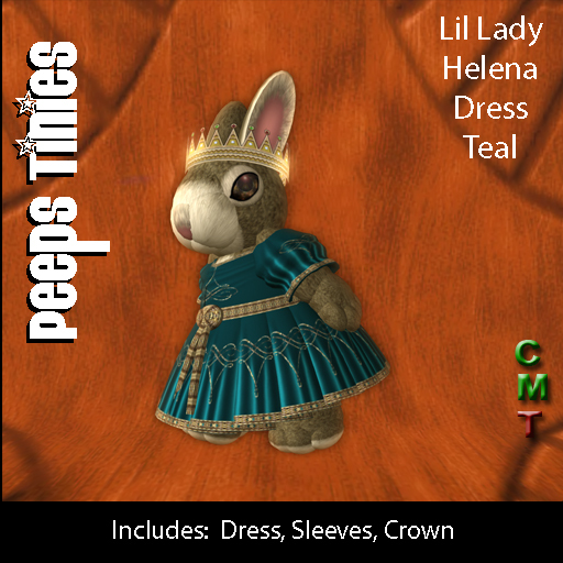 Peeps Tinies Lil Lady Helena Teal