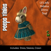 Peeps Tinies Lil Lady Helena Teal