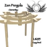 Zen pergola - Serenity - White marble oriental gazebo