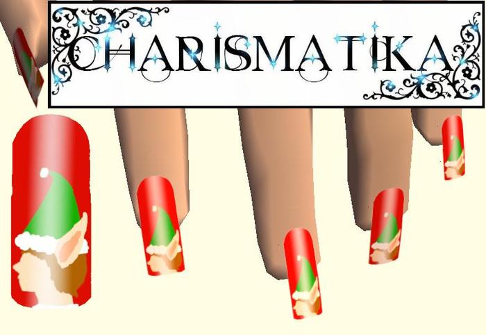 *Charismatika* Santa Helper Prim Nails