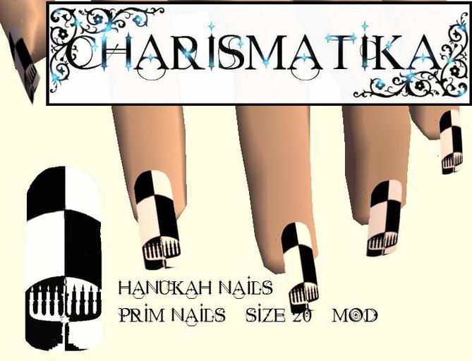 *Charismatika* Hanukah Prim Nails