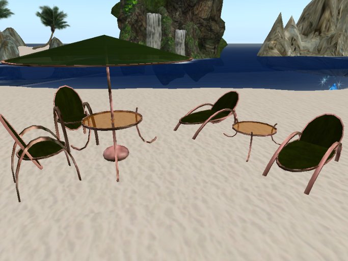 Ornate Bronze Patio Set