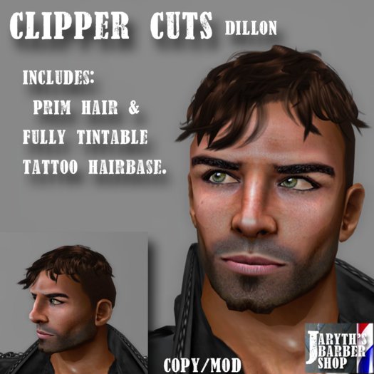 Clipper Cuts "Dillon" Grey