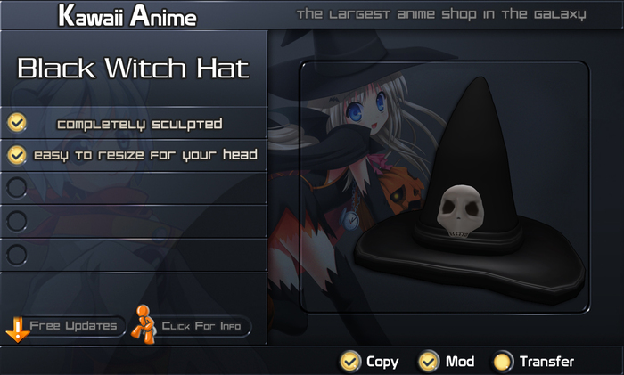 Black Witch Hat