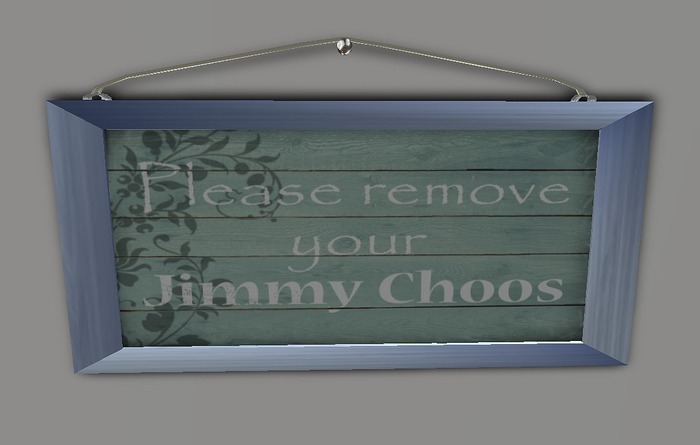 PLease Remove your Jimmy Choos