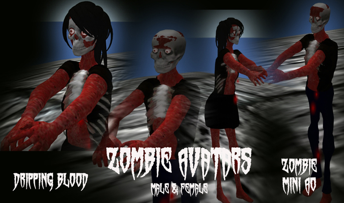 Zombie - avatar - Halloween - male - female