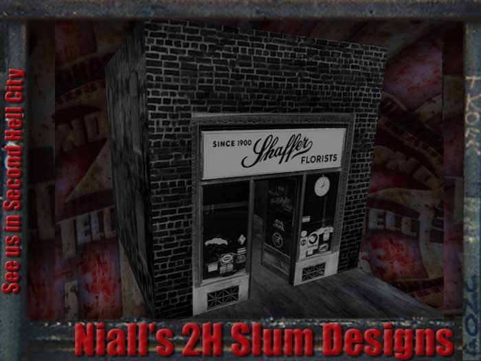 2H - Black and White Building Collection - Shaffer Florists