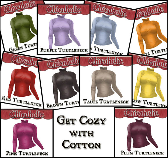 Chicaholic Turtleneck Fat Pack