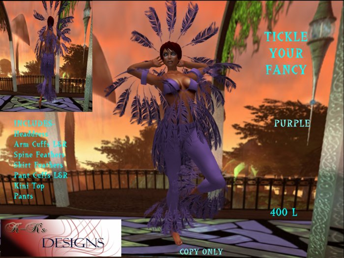 Tickle Your Fancy Purple Set