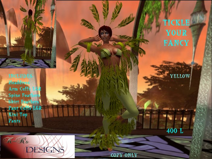 Tickle Your Fancy Yellow Set