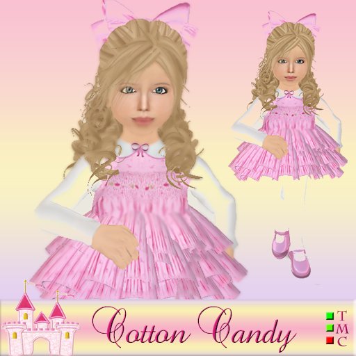 Cotton Candy  ~ Complete Tot Outfit