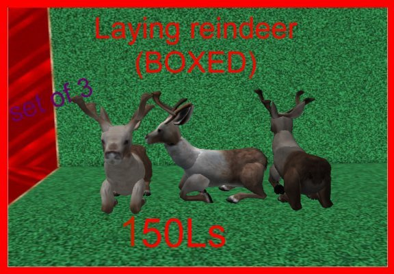 laying reindeers (BOXED)