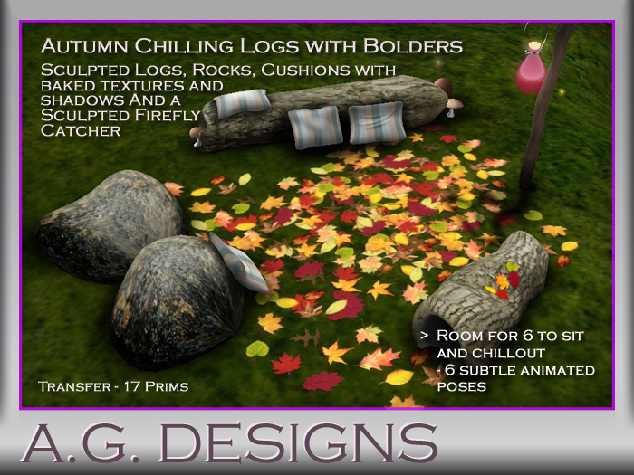 A.G. DESIGNS - Autumn Old Hollow Log Chill