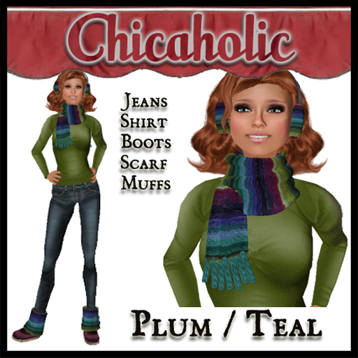 Chicaholic Plum Teal Outfit