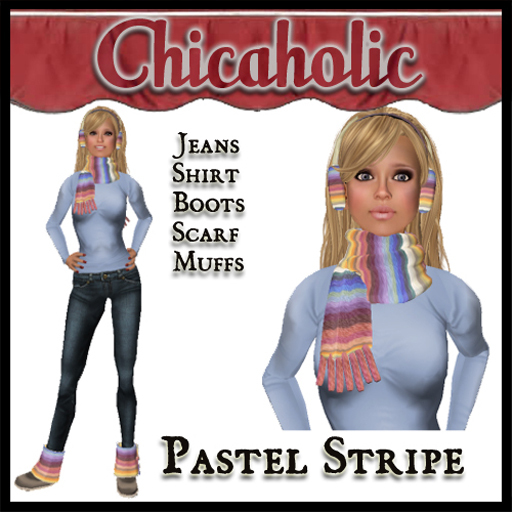 Chicaholic Pastel Stripe