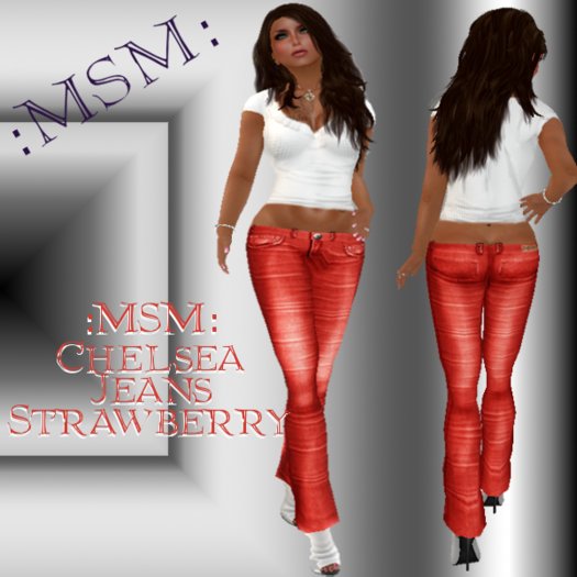 :MSM: Chelsea Jeans - Strawberry