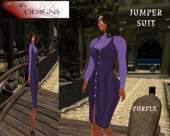 Jumper Suit Purple