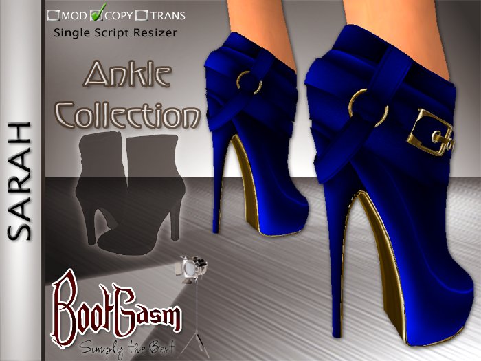 Bootgasm Sarah Ankle Boots Blue