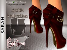 Bootgasm Sarah Ankle Boots Maroon
