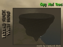 Sculpty: Flying Rock with hole