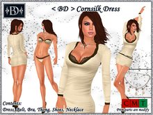 < BD > Cornsilk Dress