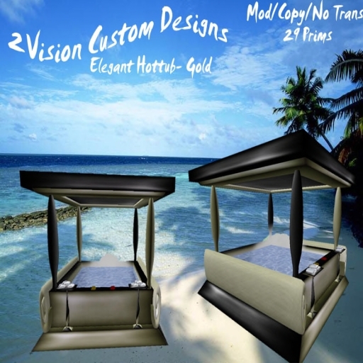 PROMO!! ONLY 99Ls Elegant HotTub-Gold