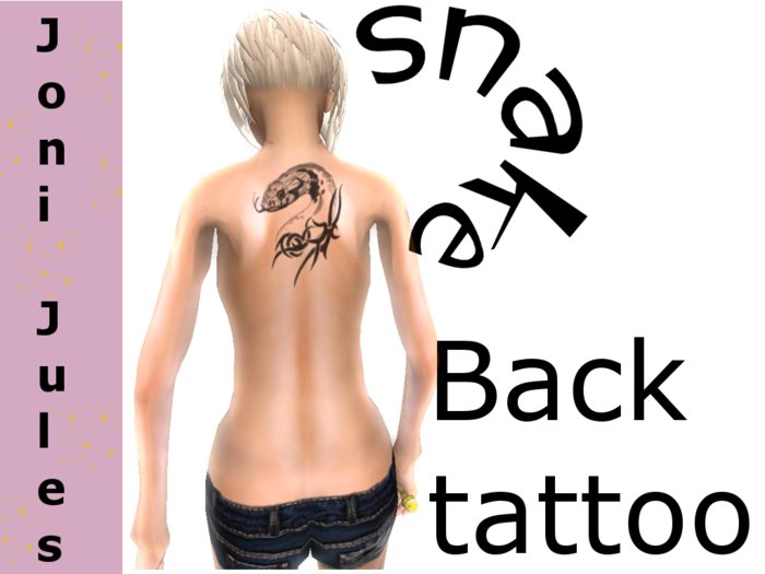 Snake Back Tattoo
