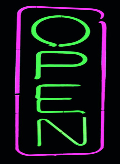 Open neon sign 4