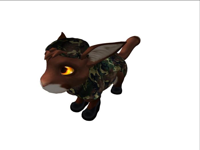 Meeroo Clothes/Costume "Soldier"