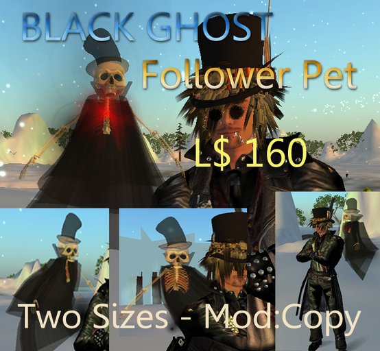 Black Ghost (follower pet) - boxed