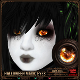 =^.^= Curious Kitties - [Limited Edition] Halloween Magic Eyes - Orange