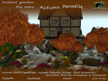 Instant Garden With Home - Autumn Paradise Plus Cottage - Interactive