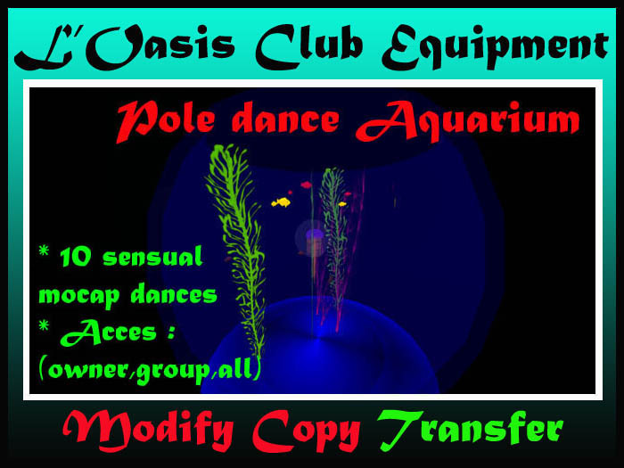 pole dance aquarium