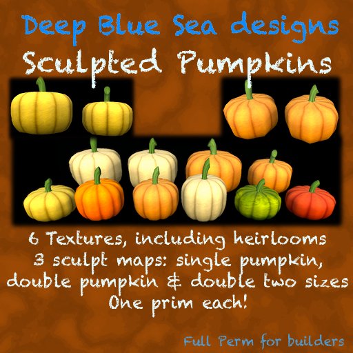 DBS Pumpkin Sculpts & Textures - 3 maps, 6 textures (crated) 