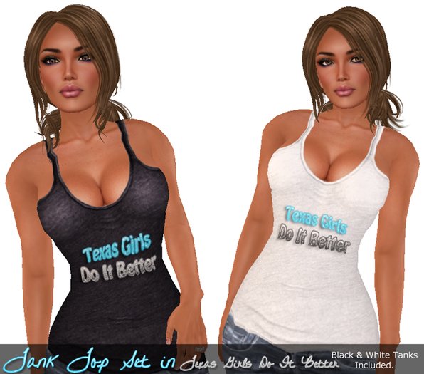 *rockCandy - Tank Top Set - Texas Girls Do It Better