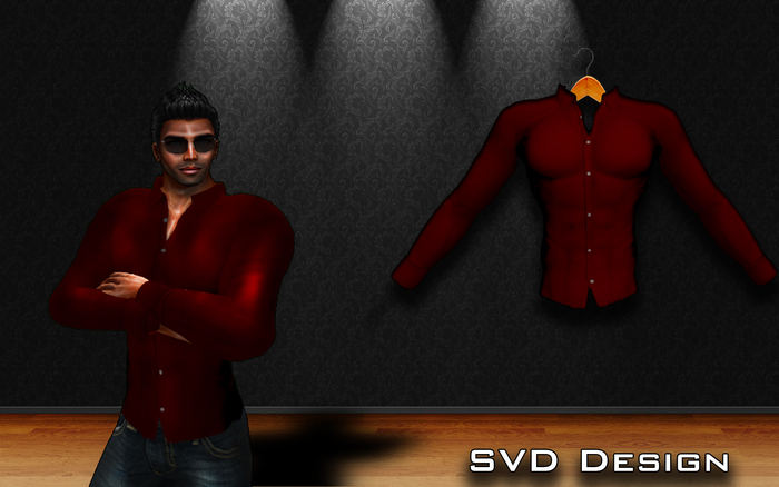 Dark Red Formal Shirt [SVD Design]
