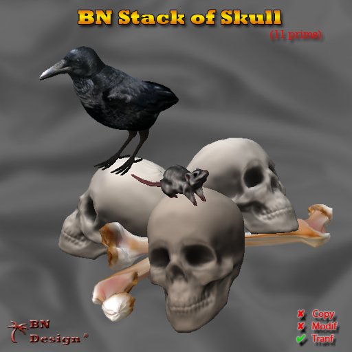 BN Stack of Skull