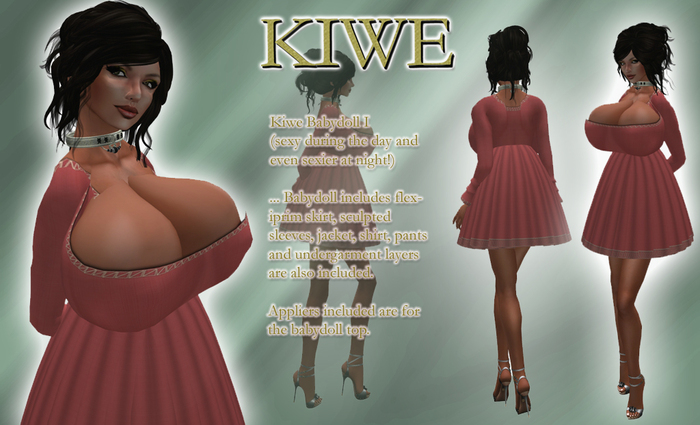 Kiwe Babydoll I (pink) for Prim B's