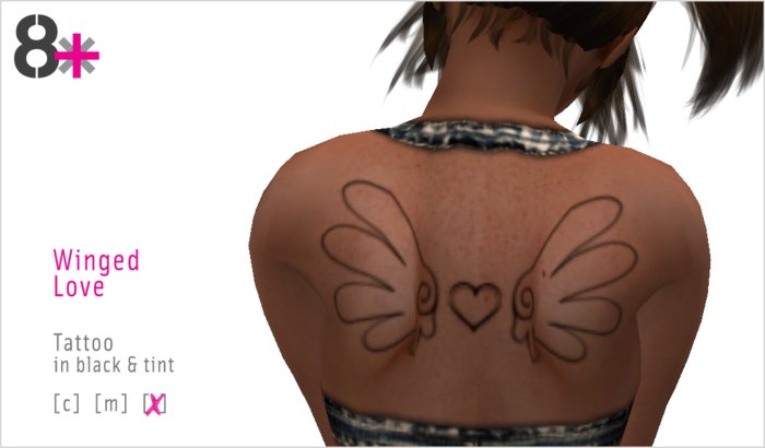 8+ // Tattoo - Winged Love