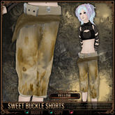 [Mesh] =^.^= Curious Kitties - Sweet Buckle Shorts - Yellow 
